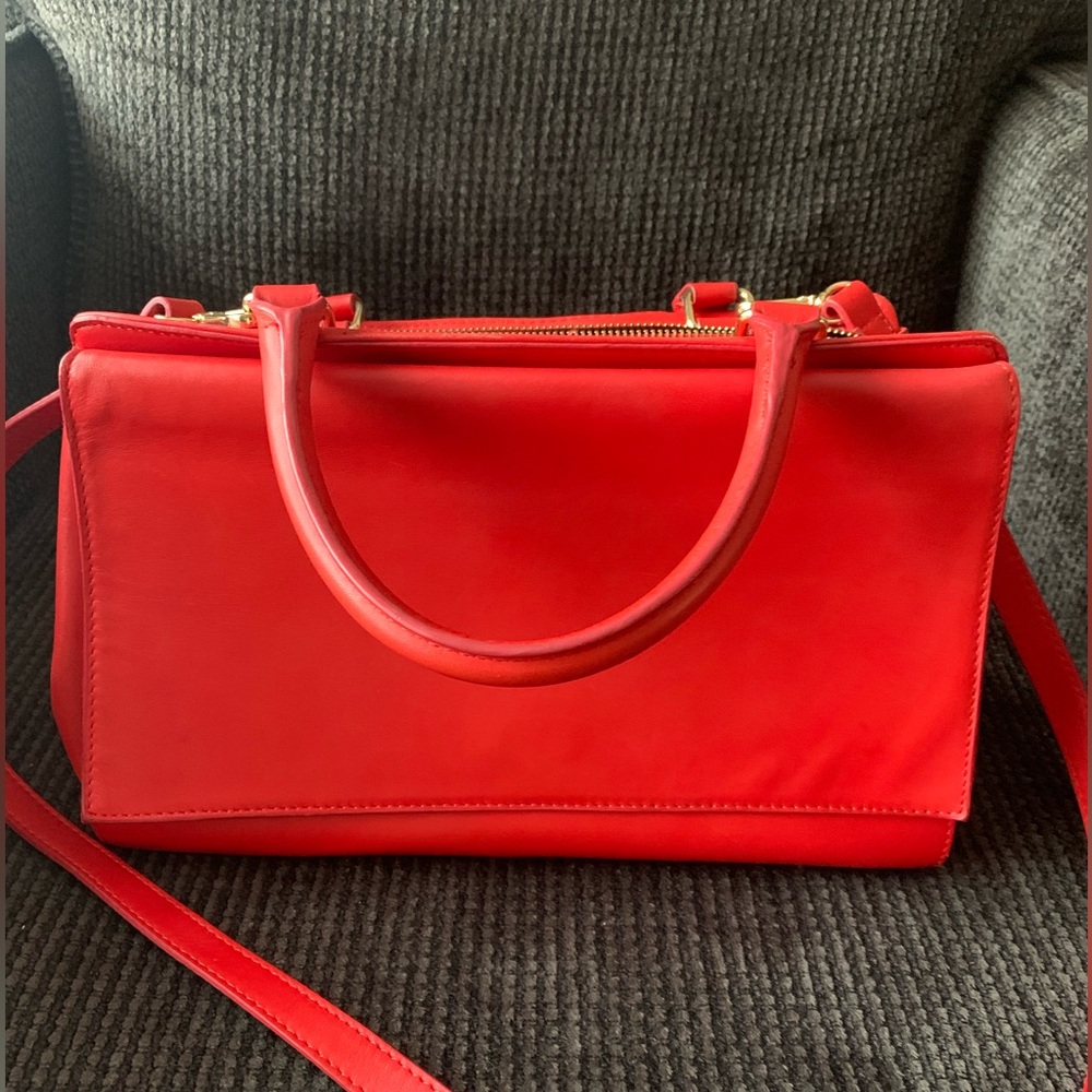Zara red bag